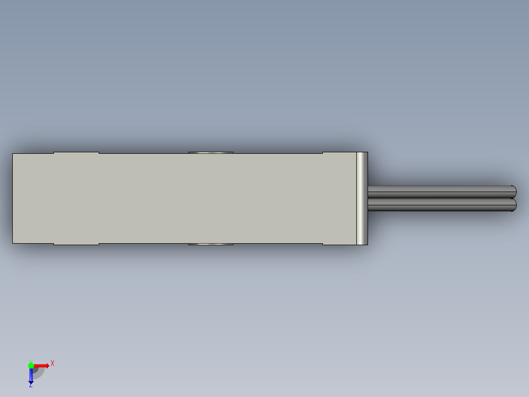 基恩士LV-H300R_kc图纸模型俯视图