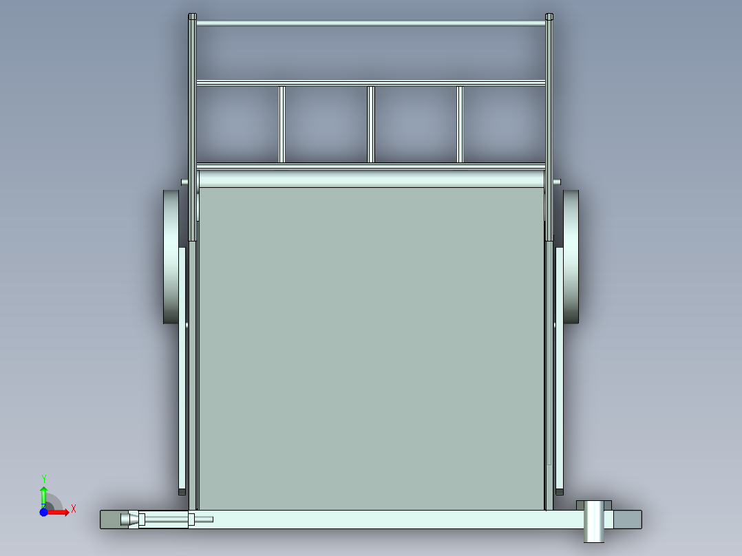 绿色收割机green-harvester-x_t前视图