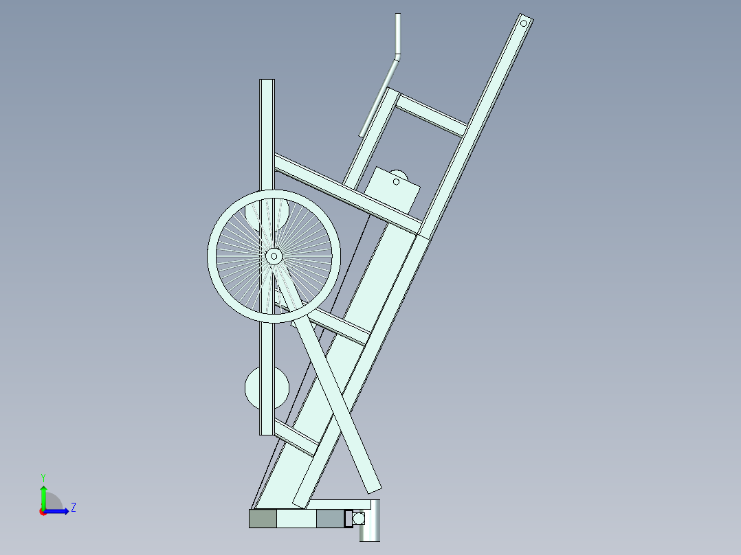 绿色收割机green-harvester-x_t左视图