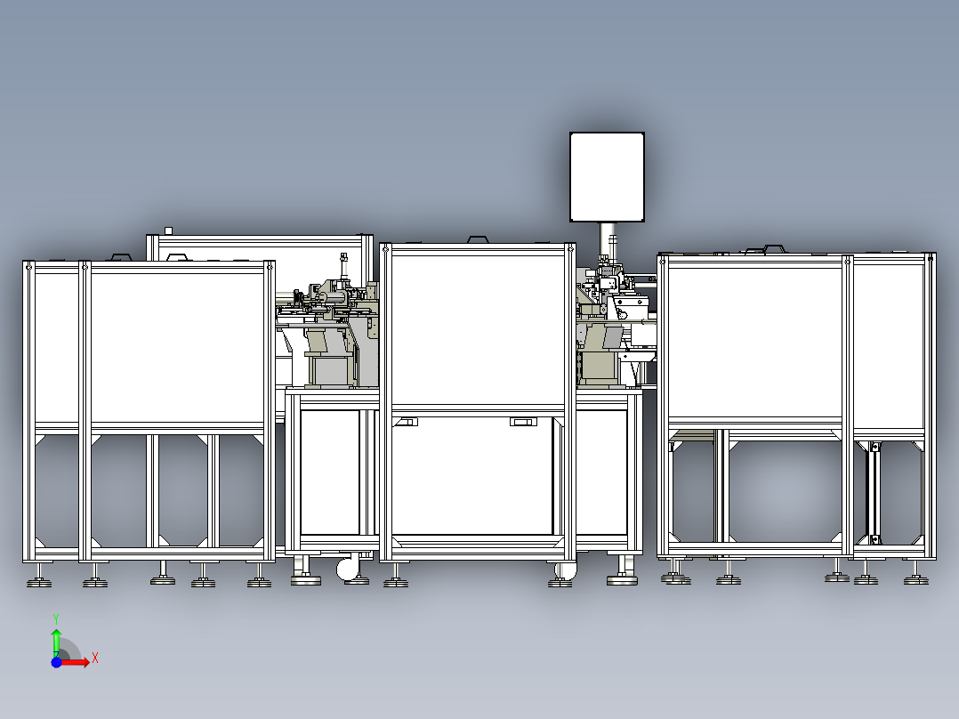 医疗三通组装机前视图