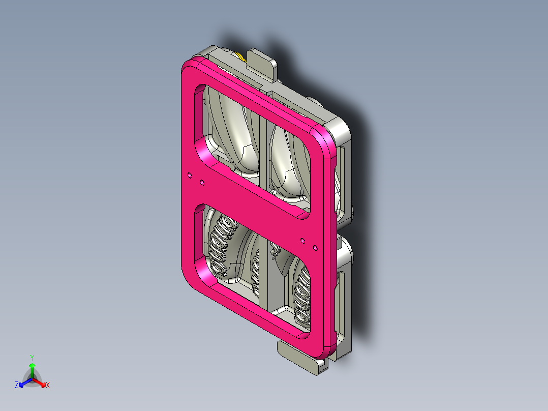 蛋糕模具总装120主视图