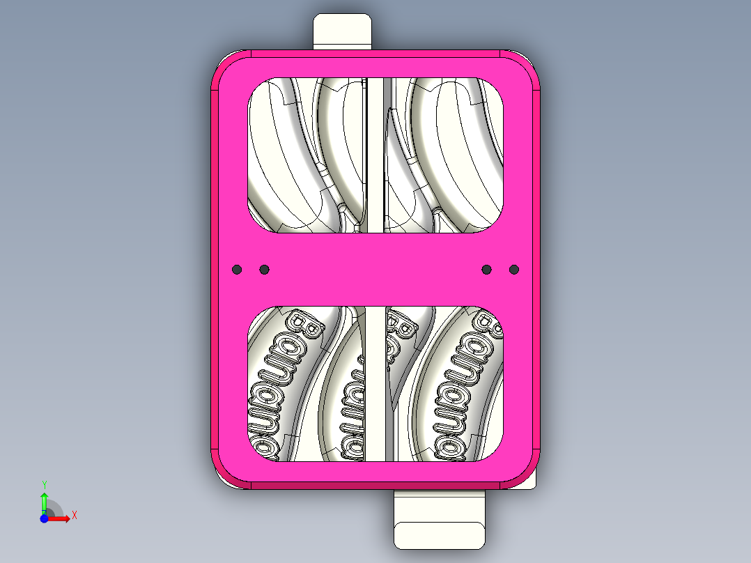 蛋糕模具总装120前视图