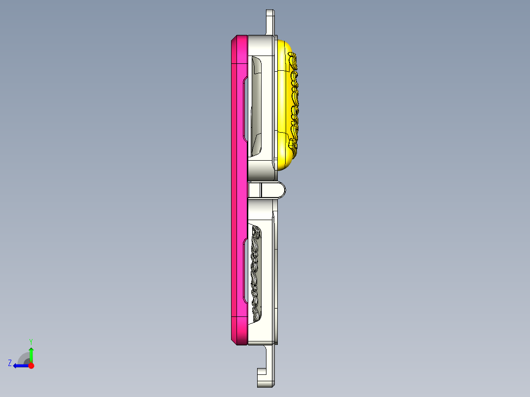 蛋糕模具总装120右视图