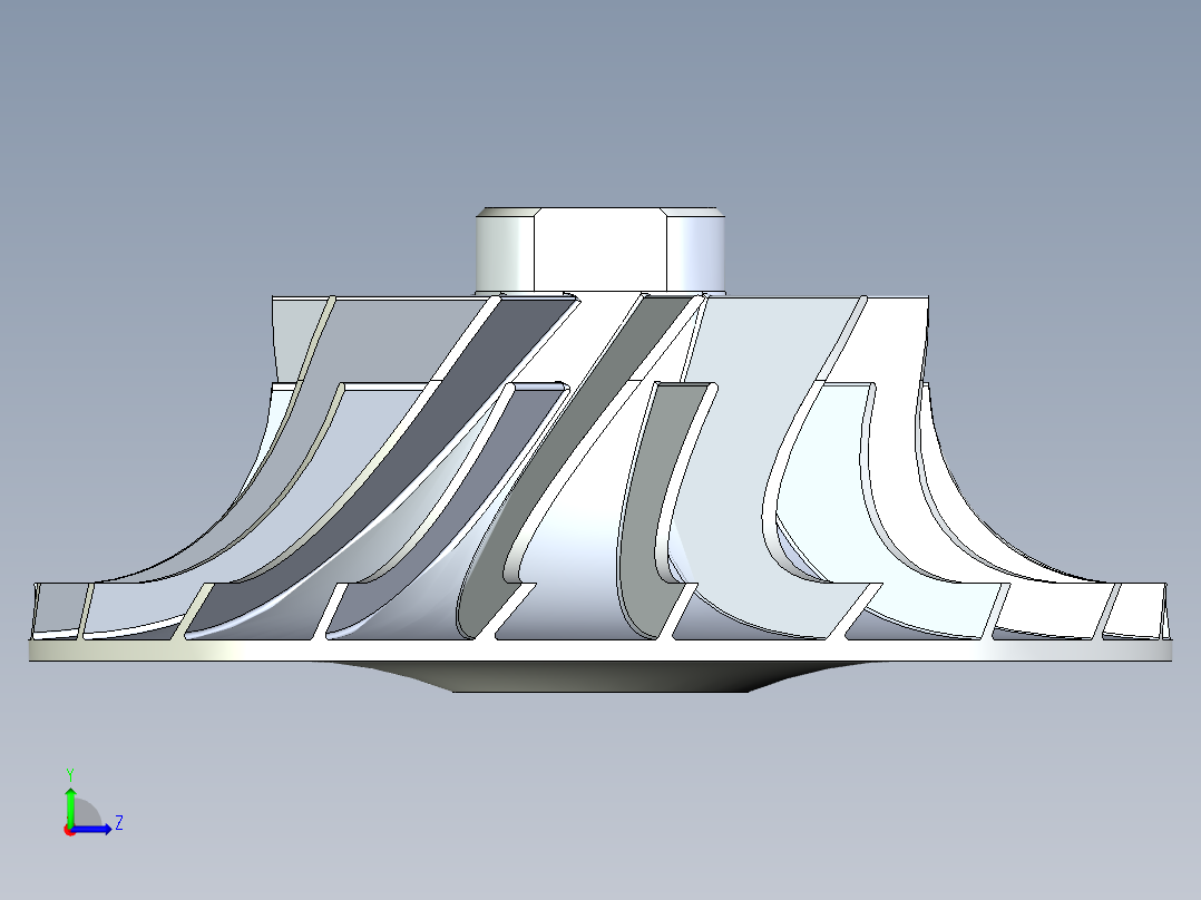 叶轮 (47)左视图