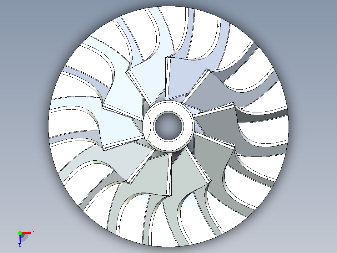 叶轮 (47)俯视图