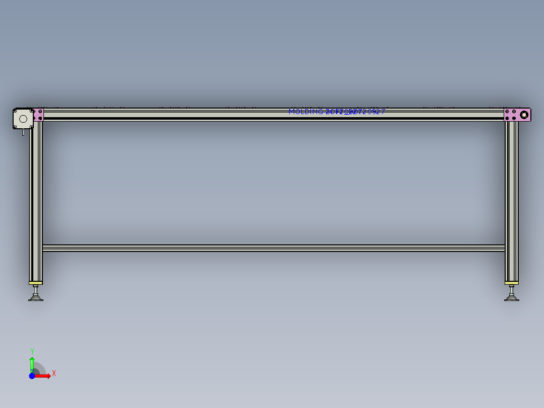 苹果按键评估测试设备 3D模型 非标自动化设备3D图纸3D模型前视图