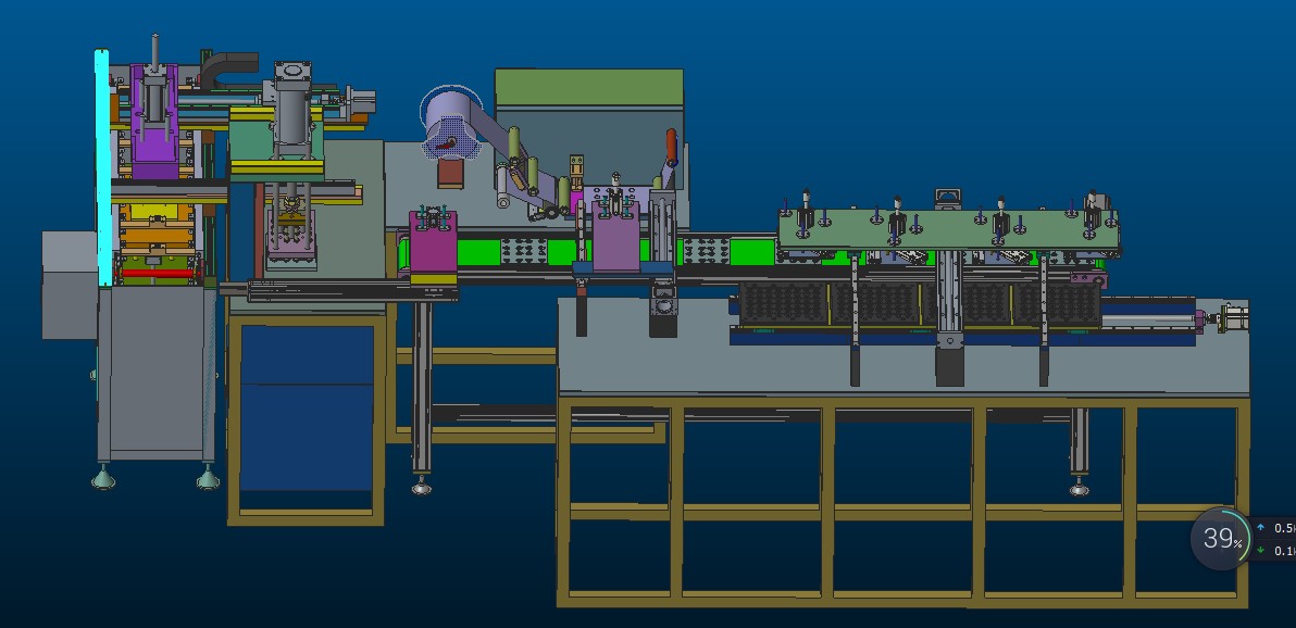 苹果按键评估测试设备 3D模型 非标自动化设备3D图纸3D模型