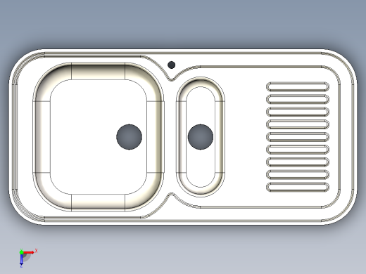 水槽、不锈钢水槽(66)俯视缩略图