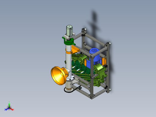 环模制粒机step主视缩略图
