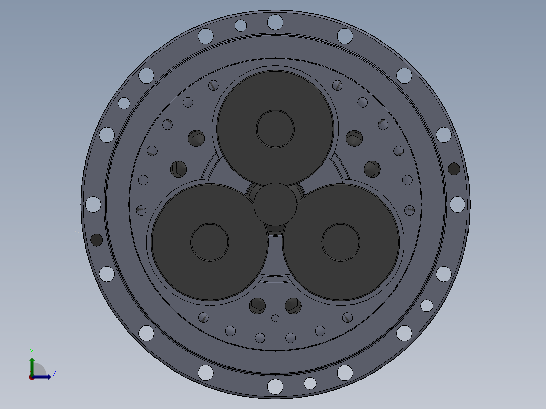 全自动冲床联动线sw21可编辑左视图