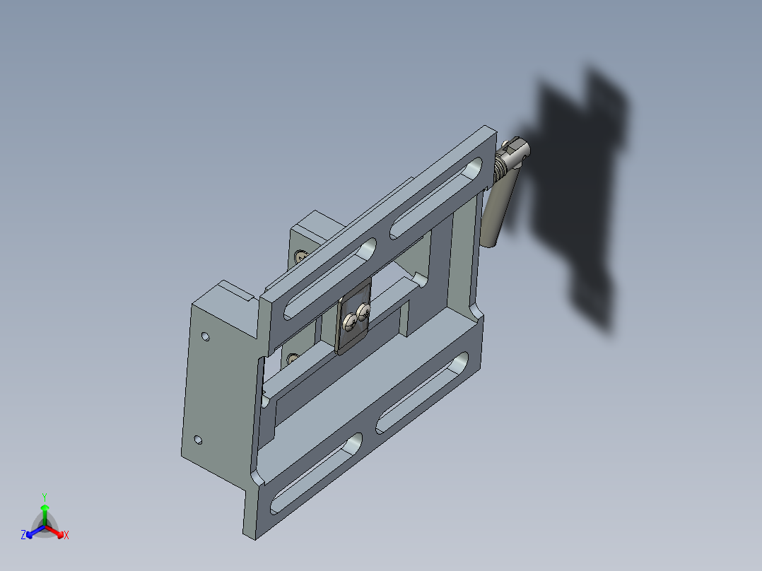 平口钳模型主视图