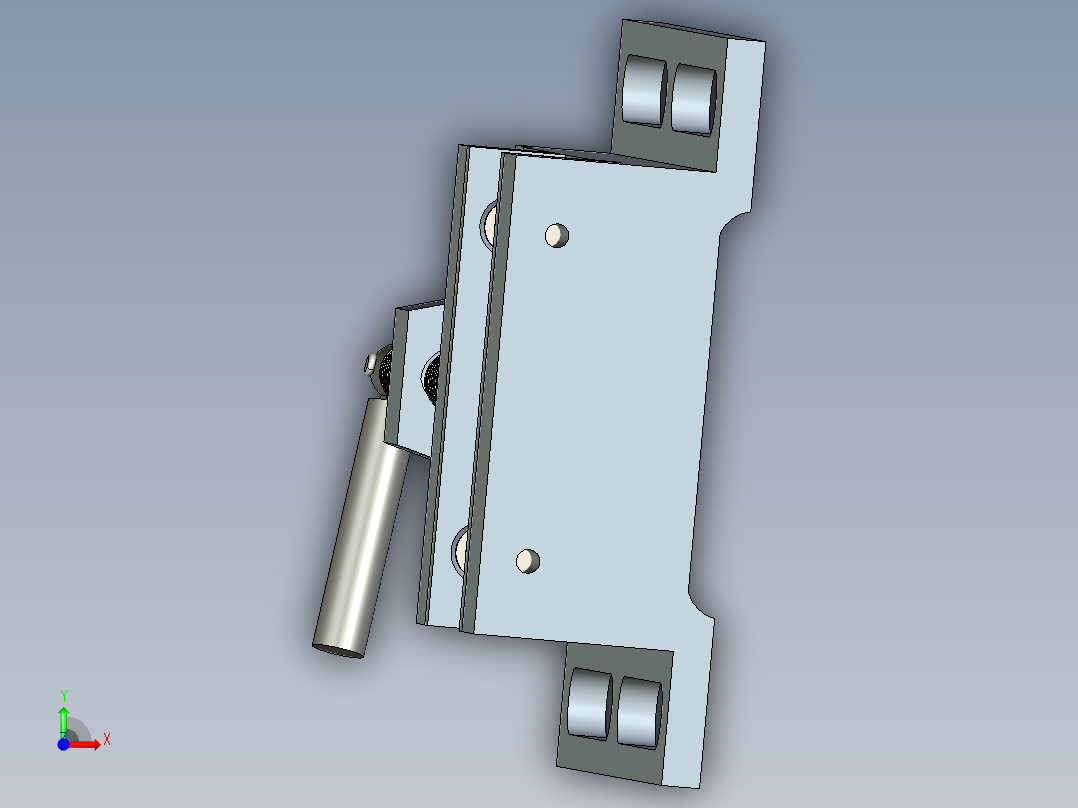 平口钳模型前视图