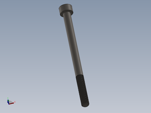 Screw_DIN_912_M5x70_A2.SLDPRT公制内六角螺钉