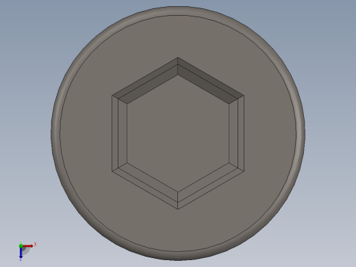 Screw_DIN_912_M5x70_A2.SLDPRT公制内六角螺钉俯视缩略图