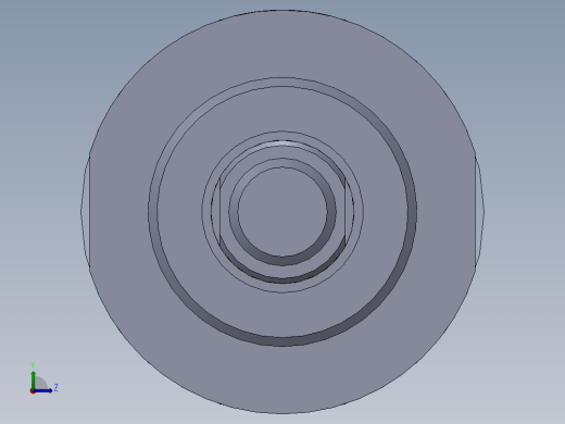 圆形气动缸（双杆型）40x16x132毫米左视缩略图
