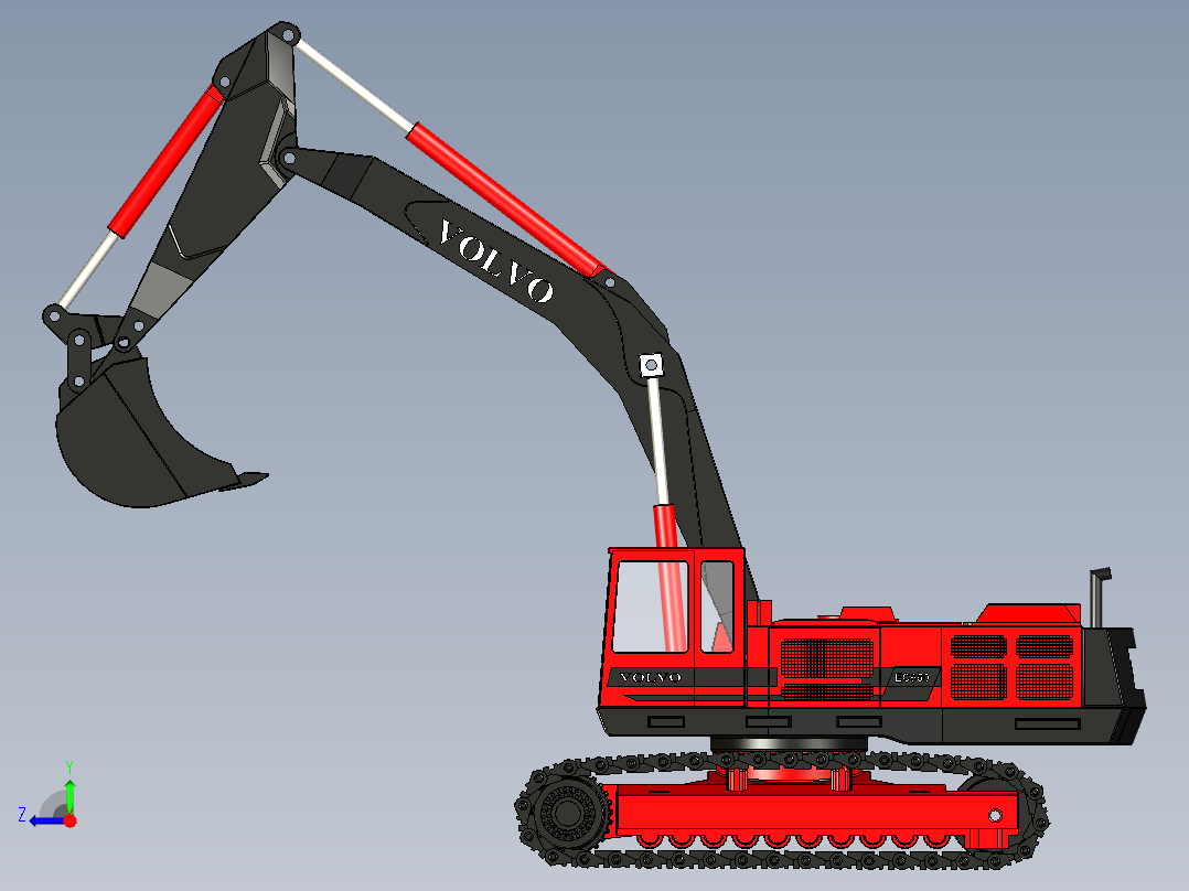 B3003921-沃尔沃挖掘机 ES650右视图