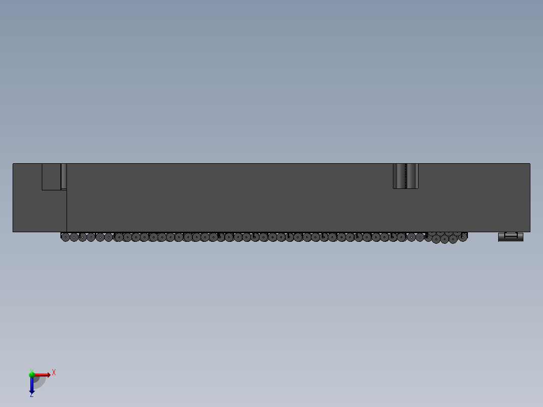 货架、仓库货架组合俯视图