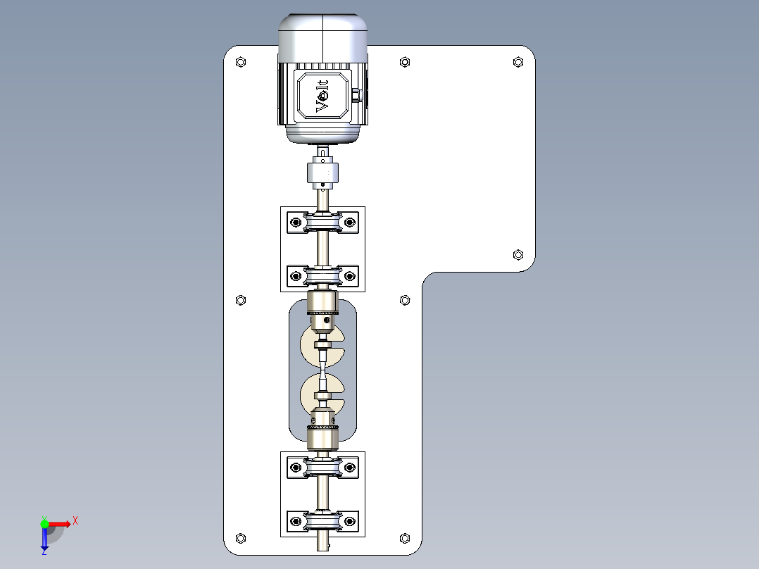 B2004695-径向疲劳机俯视图