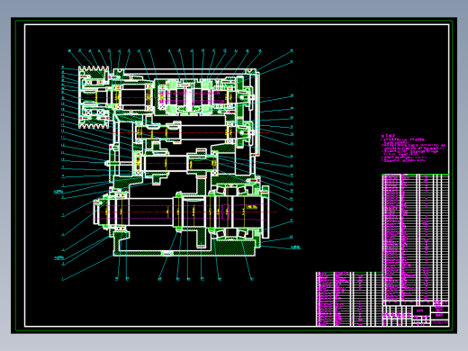 多刀半自动车床主传动系统的设计-Φ200mm轴承环车床设计含8张CAD图
