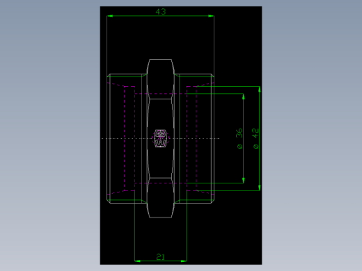 PARKER管接头EO Union G42L71X_front