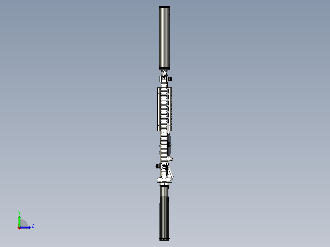 手枪左轮冲锋枪老式狙击步枪设计3D图纸sig516-patrol-rifle-final-assembly STP左视图