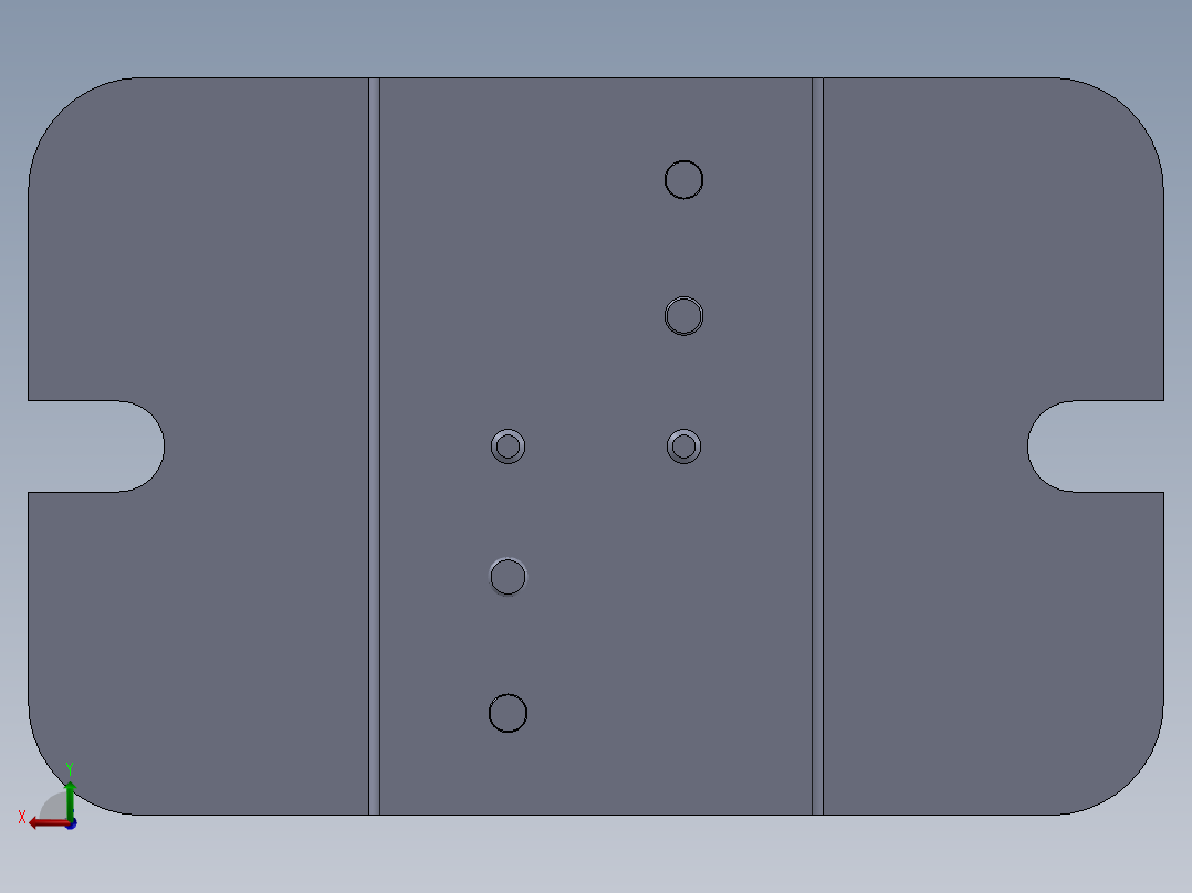 连杆下轴瓦钻孔夹具（CAD图+SW三维）后视图