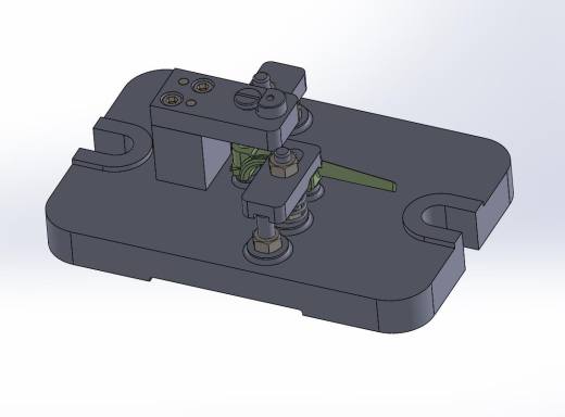 连杆下轴瓦钻孔夹具（CAD图+SW三维）缩略图
