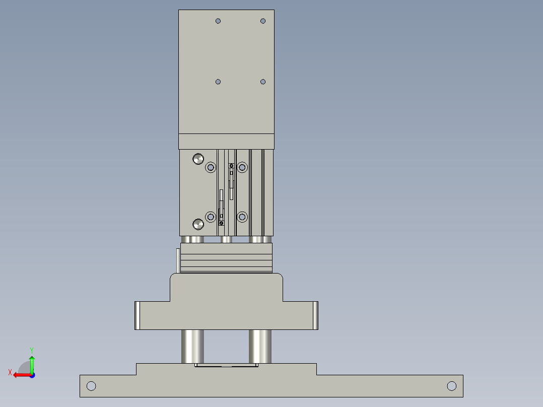 17L17-二工位1热烫连接组件-a-后视图