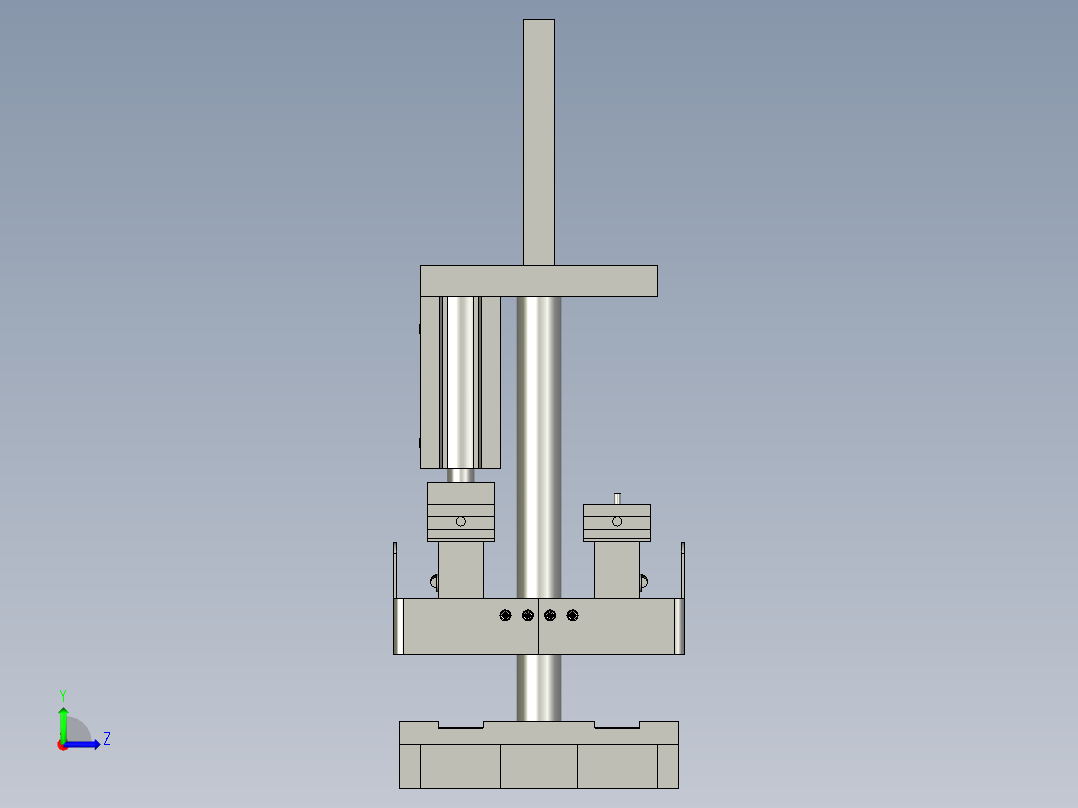 17L17-二工位1热烫连接组件-a-左视图