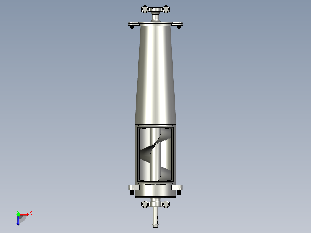 绞龙切碎机1俯视图