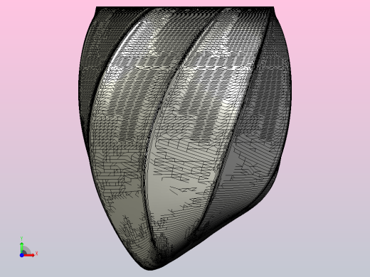 毛尖曲折花瓶前视缩略图