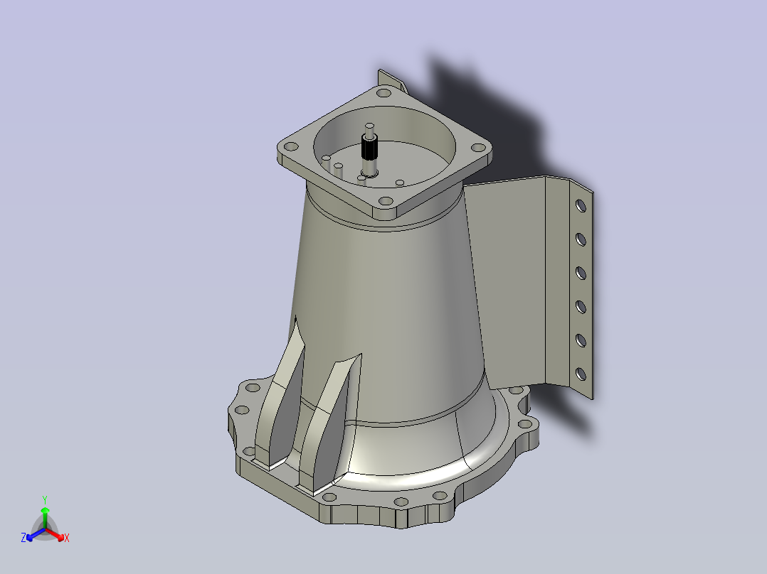 手动变速器型号正等轴测图