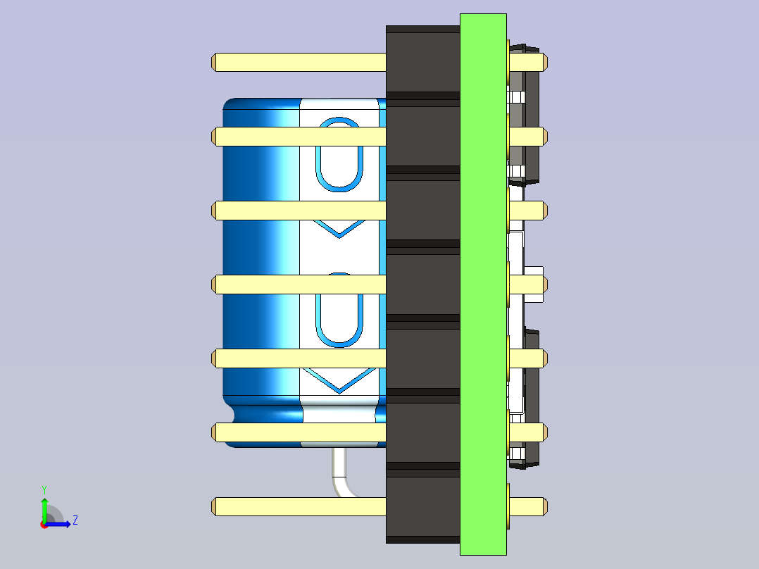 A0004825-直流电机驱动器A4950或H450：3A 40V左视图