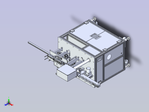 一款电测机3D模型正等轴测缩略图