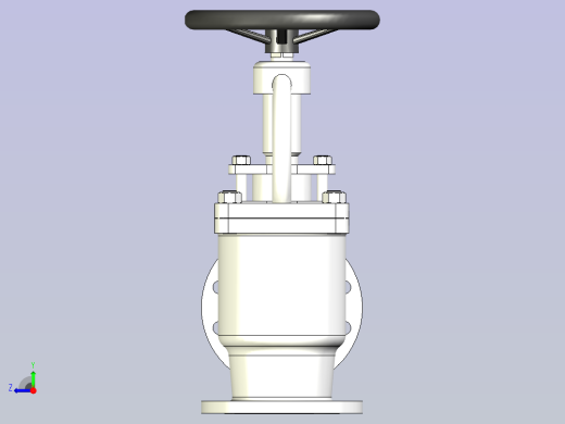 CB╱T 3196-1995[B型法兰铸钢海水截止阀B16100]右视缩略图