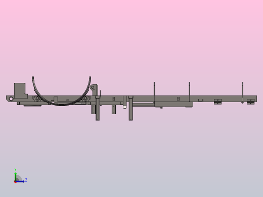 扫路车副车架左视缩略图