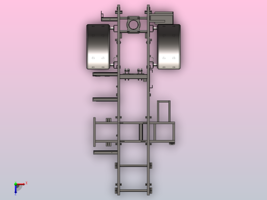 扫路车副车架俯视缩略图