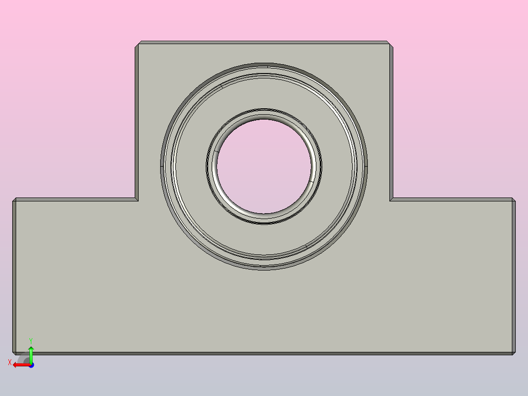 EF螺杆支撑座[EF-15]后视图