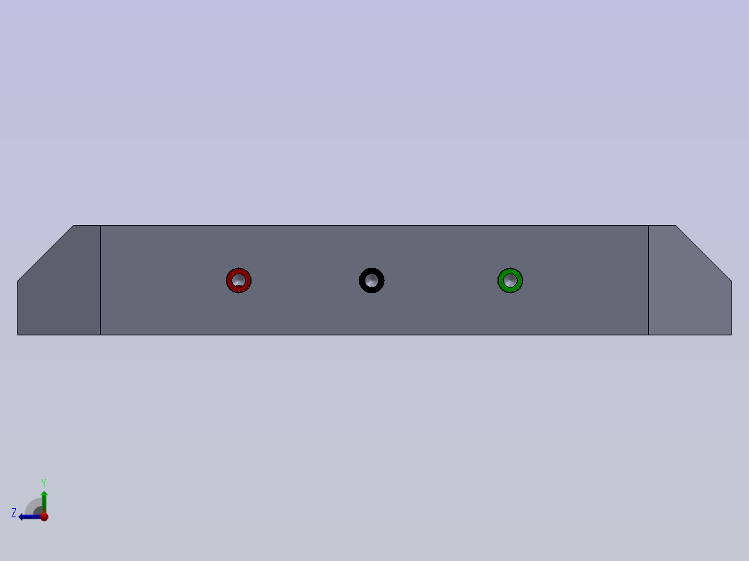 发动机缸盖CNC加工夹具右视图