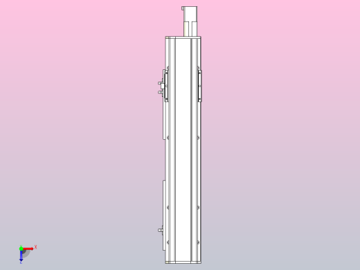 MTH10标准螺杆滑台[MTH10-L#-400-BC-P10-C3]俯视缩略图