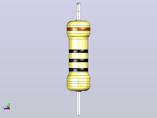 电阻器组RES_AV_2W_150mil_0R_5%右视缩略图