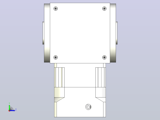50PW210双孔 PGH180-L1 35-114.3-200-M12转向器左视缩略图