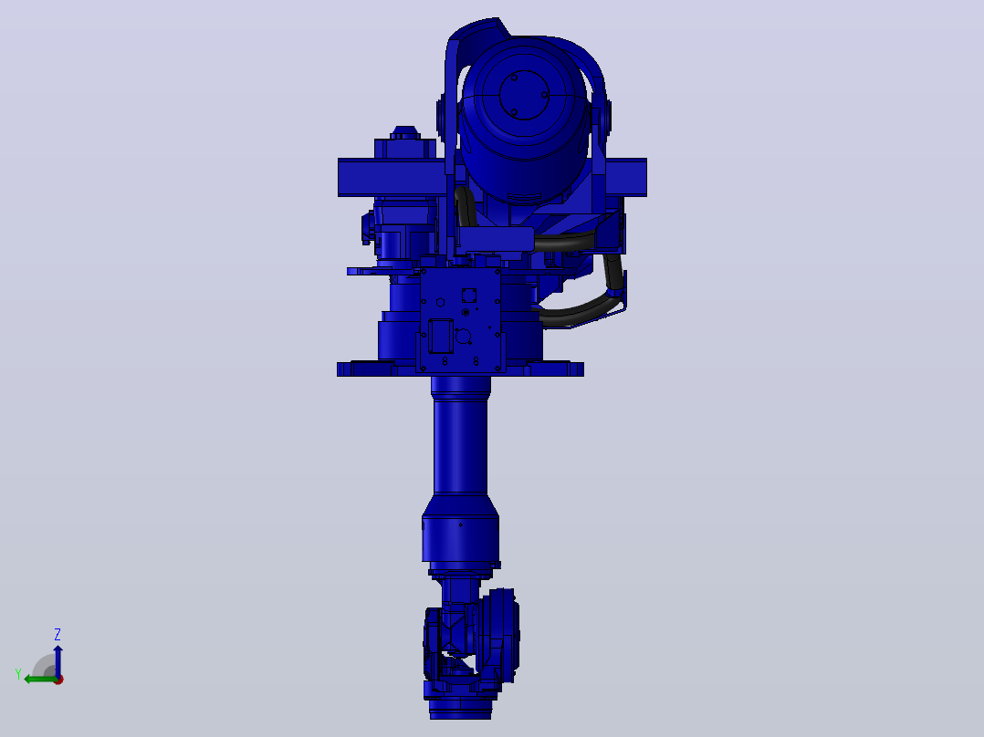 机器人Yaskawa GP200R左视图