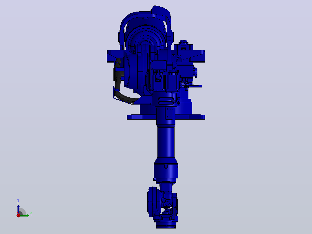 机器人Yaskawa GP200R右视图