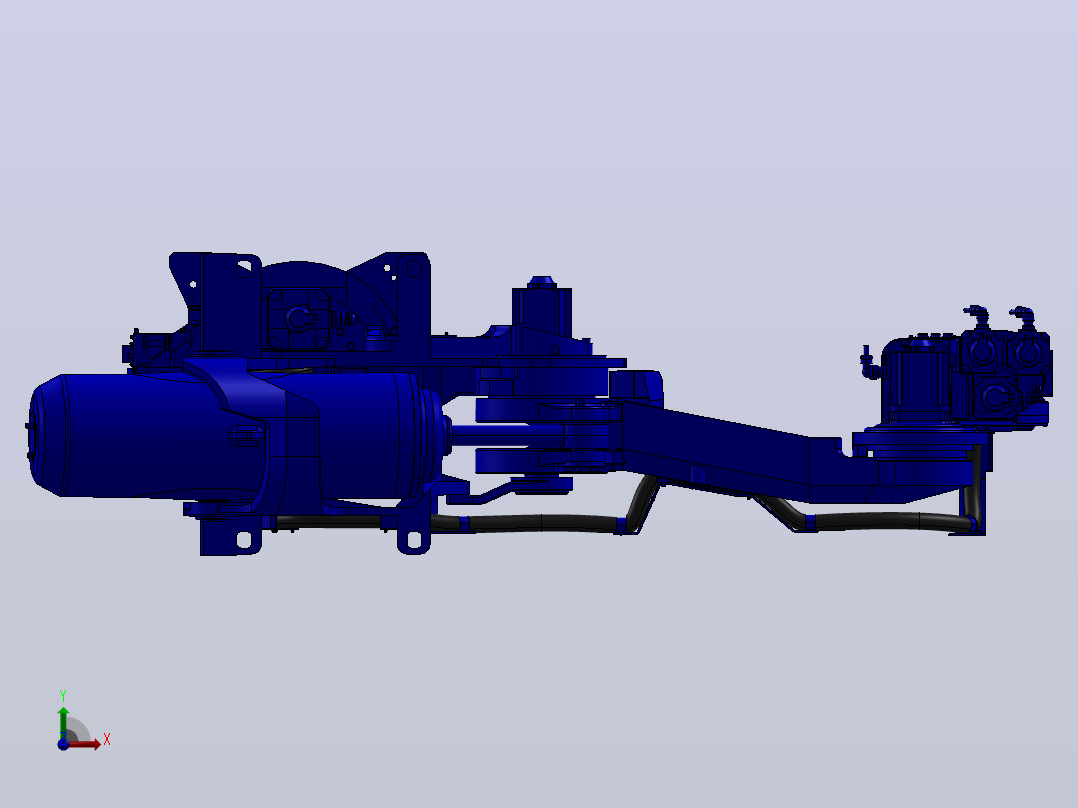 机器人Yaskawa GP200R俯视图
