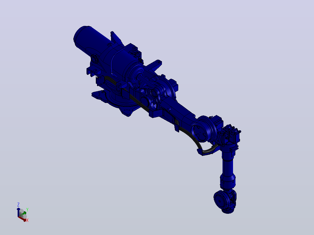 机器人Yaskawa GP200R正等轴测图