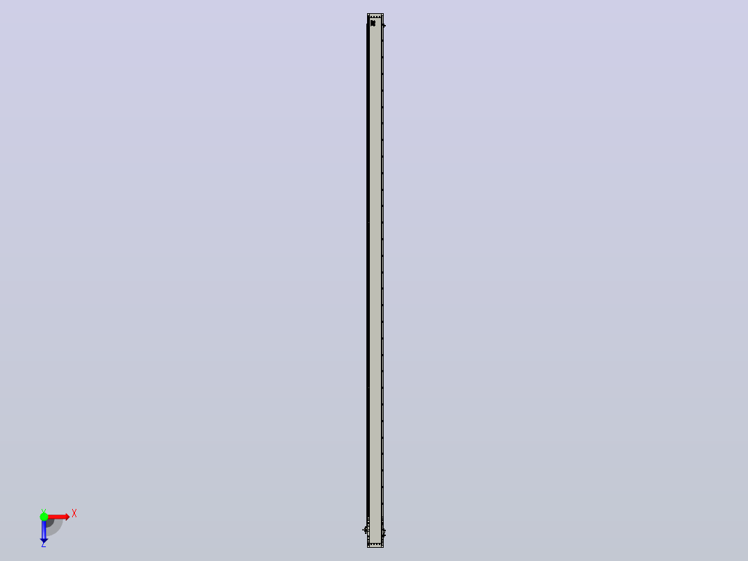 直驱直线电机轴TPA-LNP3-120-35C3-1-L3600-3-C-10-N3俯视图
