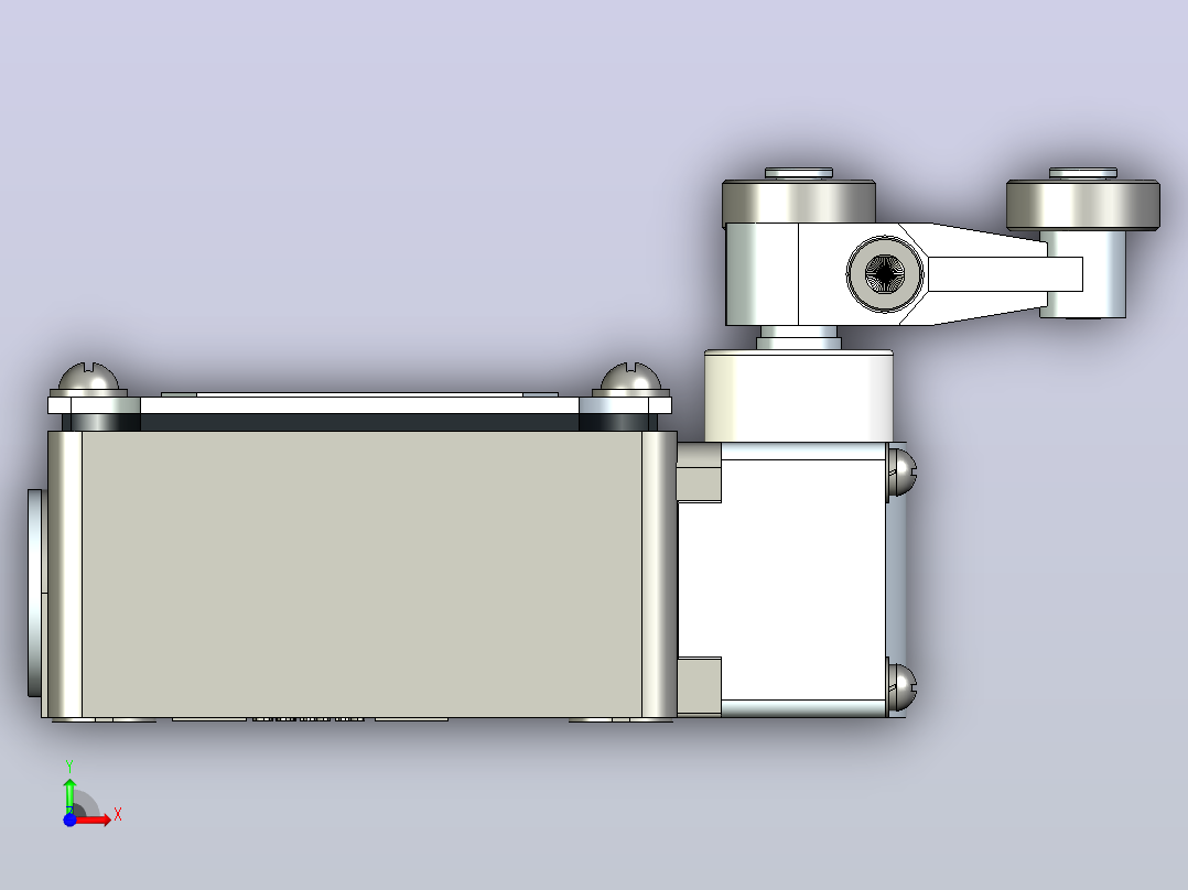 YBLX-P1_120_1T行程开关三维模型202106前视图