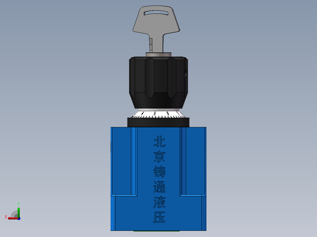 2FRM6 二通流量控制阀后视图