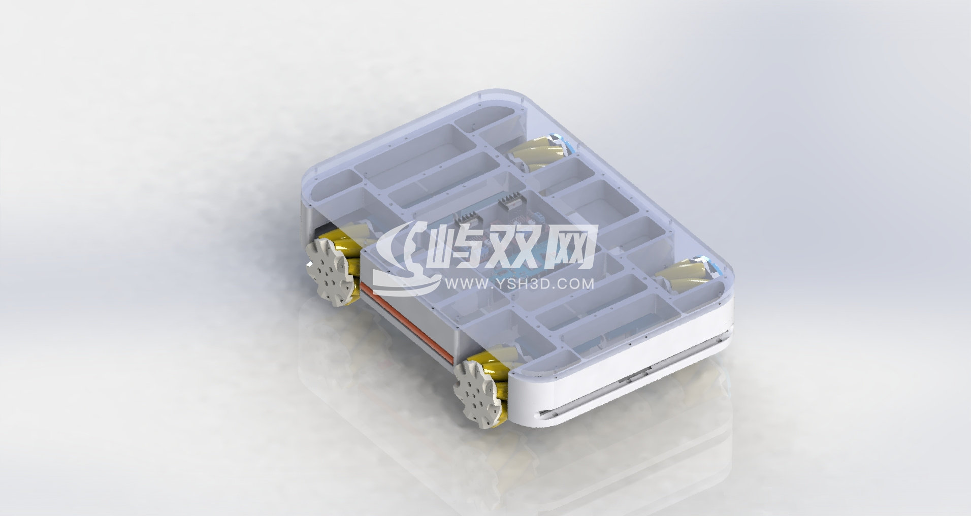 自动导引车（AGV）麦克纳姆轮玩具